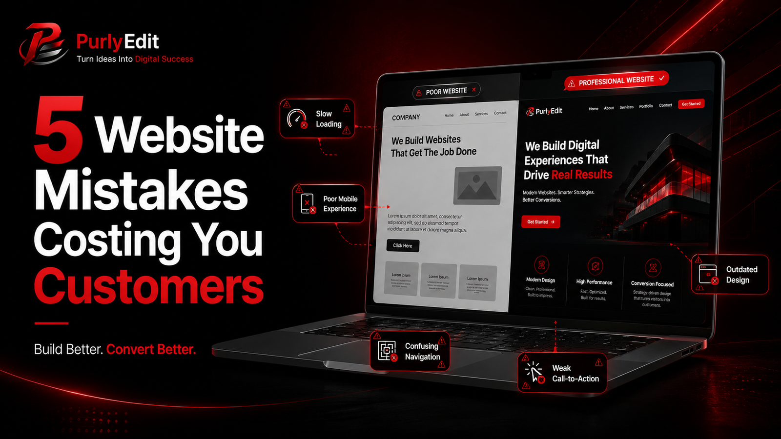 5 Common Website Mistakes That Can Cost Your Business Customers