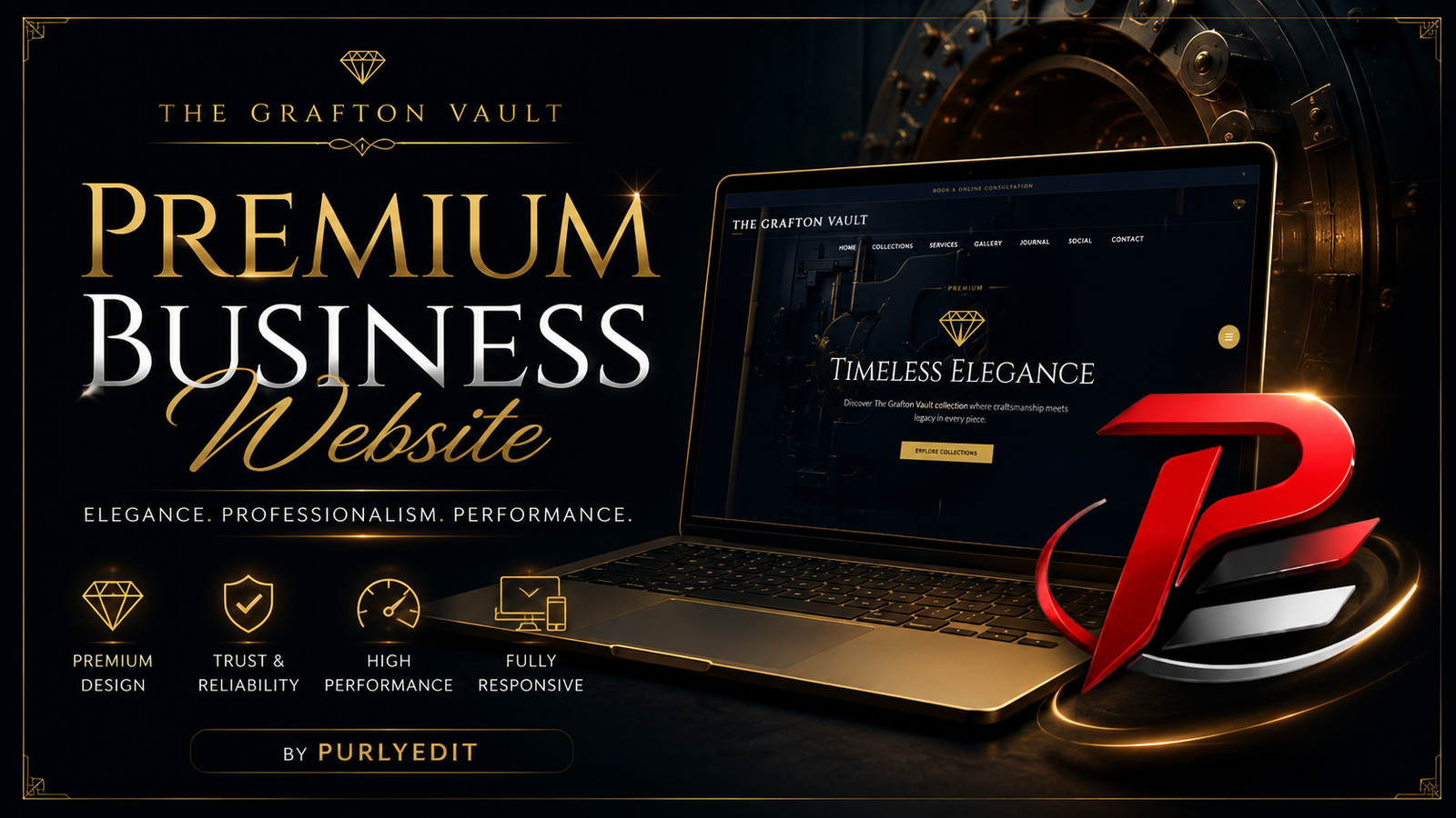 Premium Business Website Designed & Developed by PurlyEdit